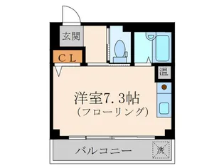 御影石ハイツ【2階】の間取り