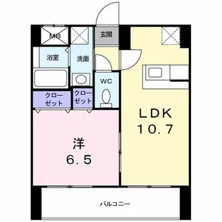 オ-レオ-ル【10階】の間取り