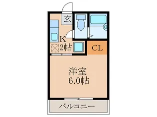 フォ-ブル嵯峨【2階】の間取り