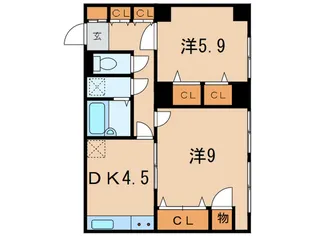 グリーンピア大塚【2階】の間取り