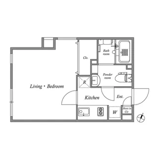 PASEO武蔵小山II【2階】の間取り