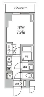 レジディア日本橋馬喰町II【14階】の間取り