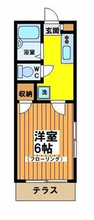 フラットアン【1階】の間取り