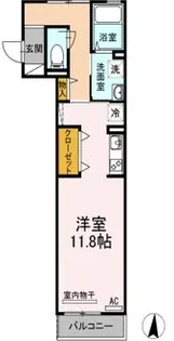 D-room船町【3階】の間取り