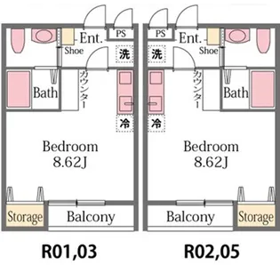グランベリー【2階】の間取り