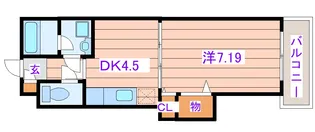 アンソレイエ・ロジュマン【1階】の間取り