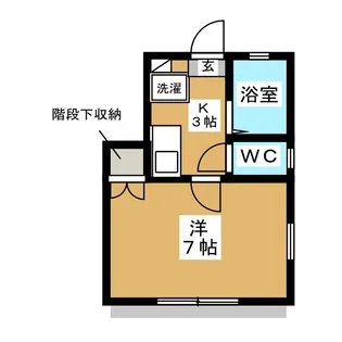 グランドソレイユお花茶屋【1階】の間取り