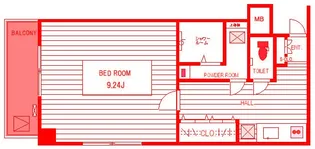 メイゾンチュトワイエ中華街【4階】の間取り