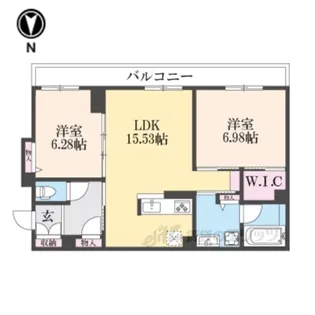 シャーメゾン京都桃山【2階】の間取り
