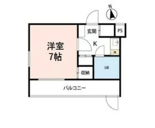 ジョイフル菊名【5階】の間取り