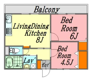 スペンドーレI【4階】の間取り