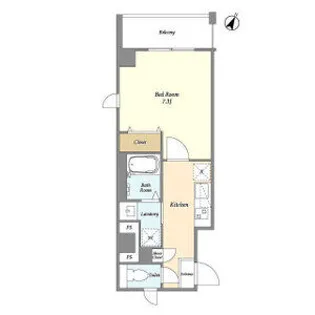 alivio HORIUCHI【3階】の間取り