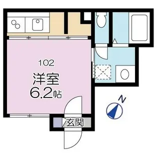 グリーンヒル不動前【1階】の間取り