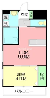 プロープル本厚木【3階】の間取り