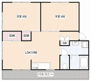 セントラーザ【1階】の間取り