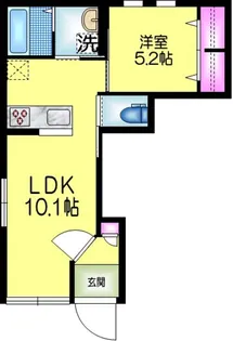 ブライト・ライツ【1階】の間取り