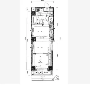 スパシエ日本橋エセンザ【4階】の間取り