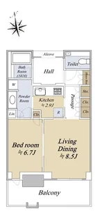 グラングリーン大阪 THE NORTH RESIDENCE【7階】の間取り