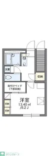 レオパレスルミエール【1階】の間取り