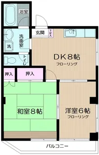 アルファパレス【4階】の間取り