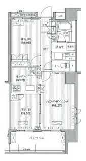 rapport M’S【11階】の間取り