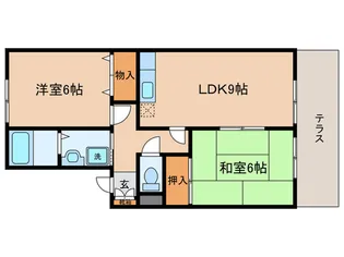 アネックス明星【1階】の間取り