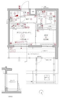 クレイシアIDZ横浜大倉山【5階】の間取り