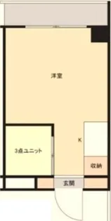 メゾン・ド・ノア天神町【1階】の間取り