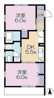 アルメリア中野【1階】の間取り