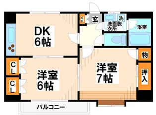 ウエルストンヒルズ【3階】の間取り