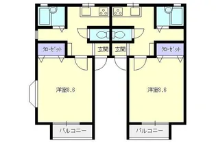 アークコート【2階】の間取り