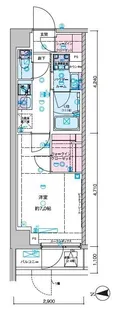 セジョリ池袋本町【5階】の間取り