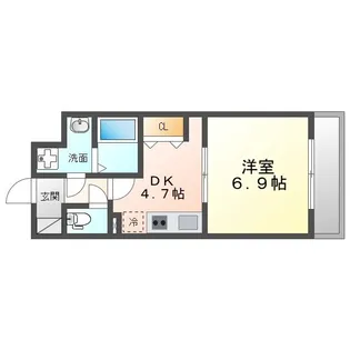 COZY植田東【2階】の間取り