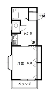 メゾングレープバイン【1階】の間取り