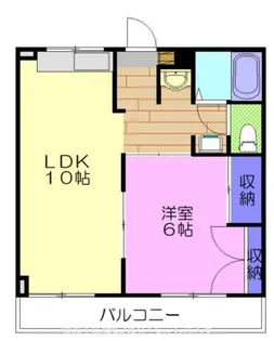 第5清和ハイツ【3階】の間取り