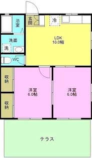 オーパンバルハイツ【1階】の間取り