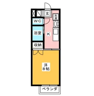 ベルク【2階】の間取り