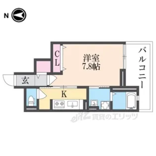 サンモントレ島頭【3階】の間取り