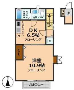 K s Elegan【2階】の間取り