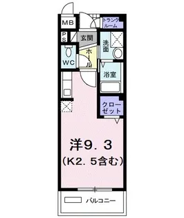 エンピエッサ東大和【4階】の間取り