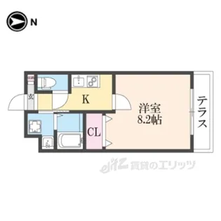 QUALIE丹波口駅前【3階】の間取り