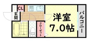 グランエクセル北花田【1階】の間取り