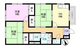 ハイム サン・ムーン【2階】の間取り