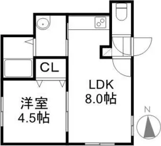 LACUS【2階】の間取り