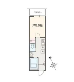 MELLAS相模原II(メラス)【2階】の間取り