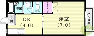 メゾン・ド・ジュール【2階】の間取り
