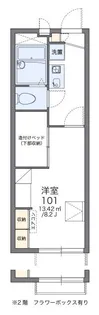 レオパレス浄水【2階】の間取り
