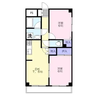 ソフィアふじみ野【2階】の間取り