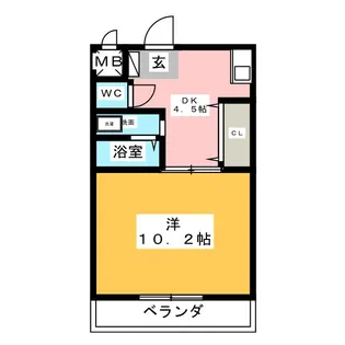 ANNEX中津川【1階】の間取り