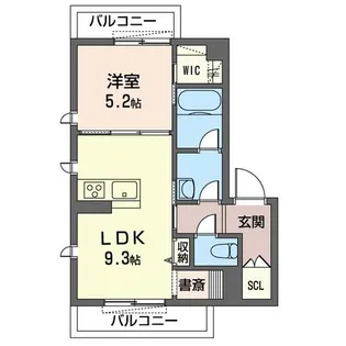 エスタシオン【SHM】【3階】の間取り